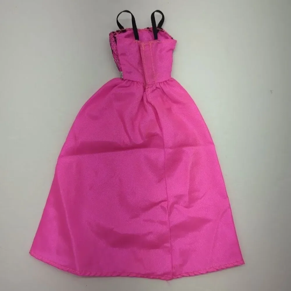 Vintage 1998 Barbie Fashion Gift Pack Hot Pink Gown #6858-85 *Dress Only*‎